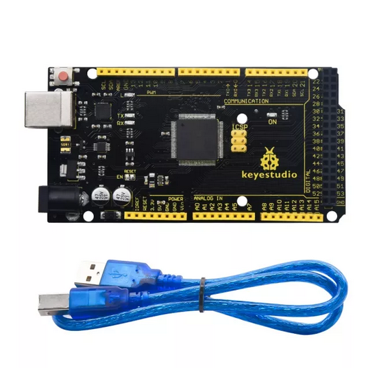 KS0498 - Keyestudio MEGA 2560 R3 Development Board /USB Serial Chip CP2102 KS0498 - Keyestudio MEGA 2560 R3 Development Board /USB Serial Chip CP2102
