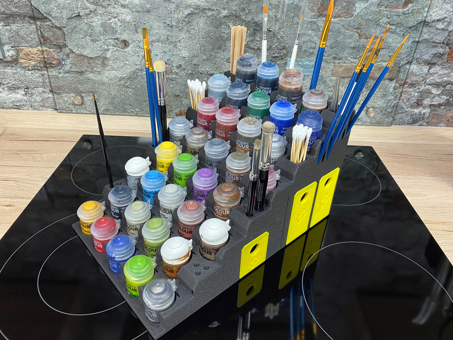 DIY Paintrack für 36 Citadel- und Miniatur-Farben