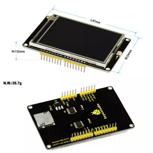 KS0257 - 2.8 touch screen SHIELD